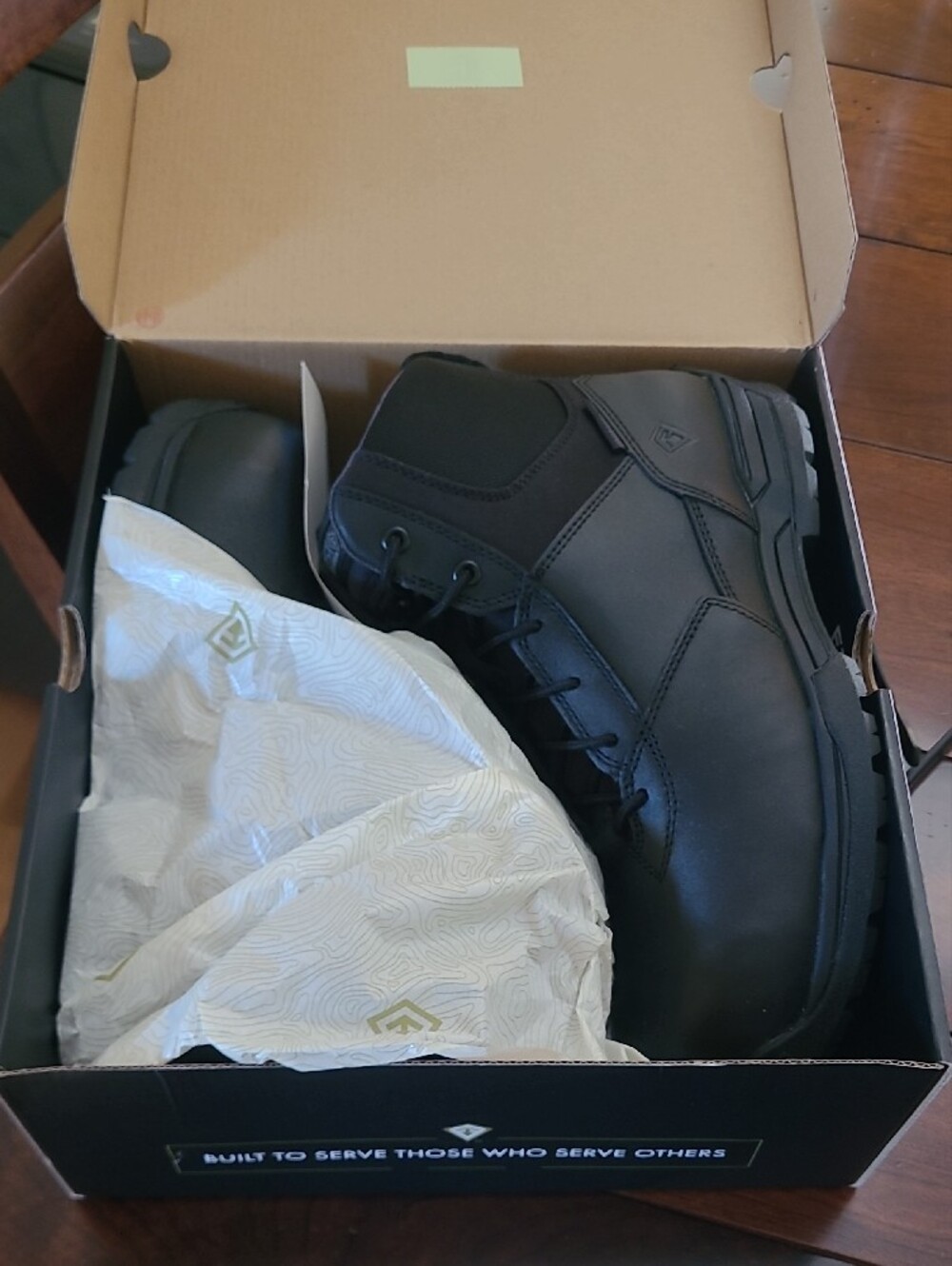 Men's 6" Safety Toe Duty Boots - Black